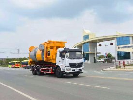 東風后雙橋18方20方車廂可卸式垃圾車